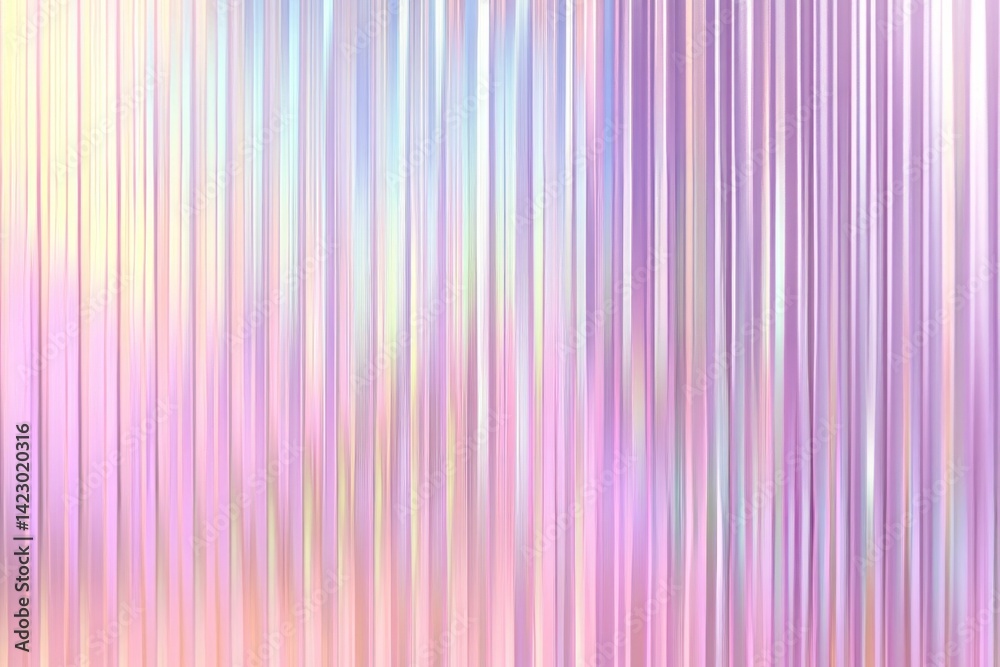 Poster colorful abstract background with vertical lines and gradient hues in soft pastel shades reflecting 