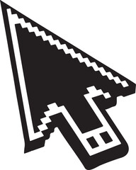 Pixel Cursor Icons,Computer Mouse Click Icon