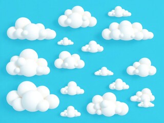 seamless pattern with clouds. cloud, sky, vector, clouds, illustration, weather, cloudscape, cartoon, seamless, summer, blue, wallpaper, pattern, air, nature, cloudy, design, set, day, spring, symbol,