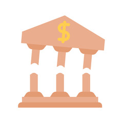 Bankruptcy icon vector image. Suitable for mobile apps, web apps and print media.
