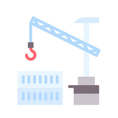 Fototapeta premium Cargo icon vector image. Suitable for mobile apps, web apps and print media.