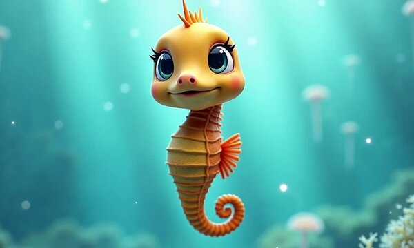 Face to Face with Joy the Seahorse That Smiles at the Sea