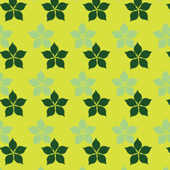 Yellow flowers in green background