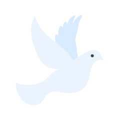 Dove icon vector image. Suitable for mobile apps, web apps and print media.