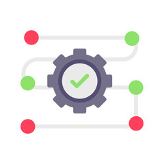 End To End icon vector image. Suitable for mobile apps, web apps and print media.