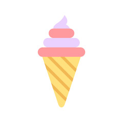 Ice Cream icon vector image. Suitable for mobile apps, web apps and print media.