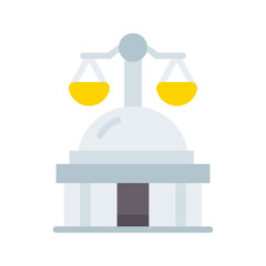 Judgment icon vector image. Suitable for mobile apps, web apps and print media.