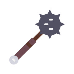 Mace icon vector image. Suitable for mobile apps, web apps and print media.