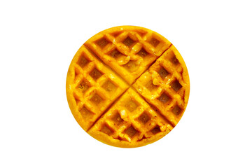 Thai waffles with corn, Thai dessert