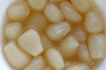 Pickled Scallion, Pickled Japanese leek bulbs