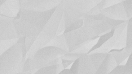 Wrinkled White Paper Texture Background, Crumpled and Folded Paper Surface