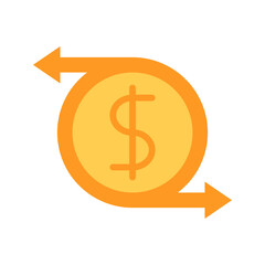 Refinancing icon vector image. Suitable for mobile apps, web apps and print media.