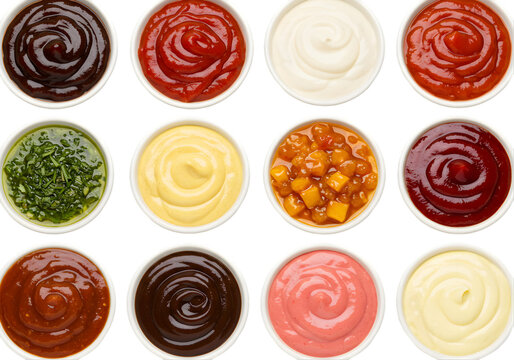 Delicious Dipping Sauces: 12 Flavorful Options for Your Next Meal transparent background