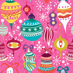 Pink Christmas Ornament Pattern