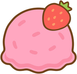 Strawberry Ice Cream
