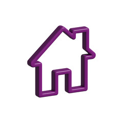 3d representation of a house