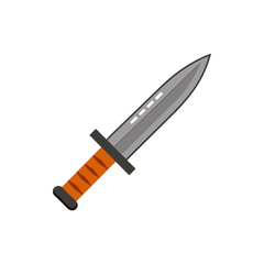 Survival Knife isolated on transparent background