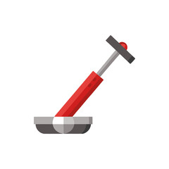 Tire Iron Tool isolated on transparent background