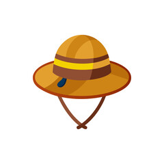 Trekking Hat isolated on transparent background