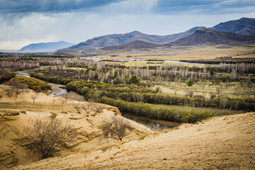 Landschaft Mongolei