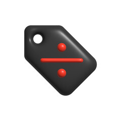 discount label on transparent background