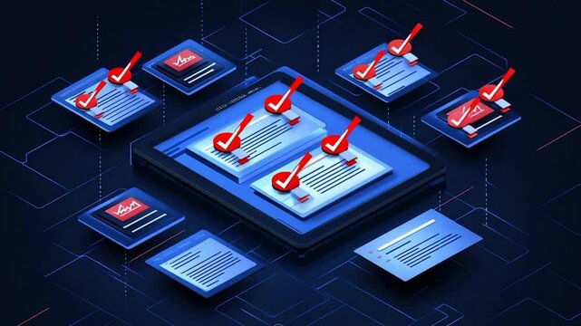 Digital Document Review on Tablet