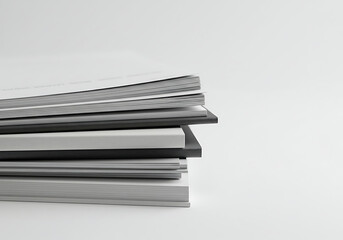 Stack of Keyboards: Minimalist Tech Background Image