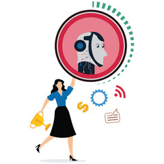 Futuristic Technology Concept