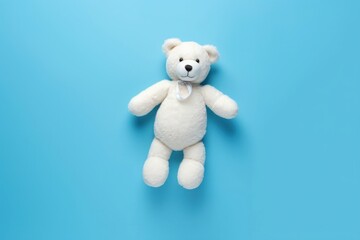 Fototapeta premium Bear doll plush toy representation.