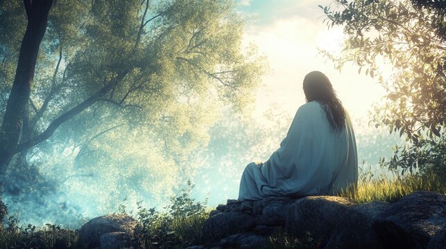 The Holy Trinity, God the Father, the Son Jesus Christ and the Holy Spirit in unity