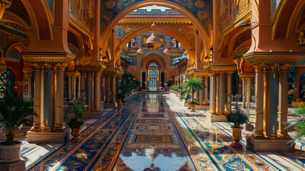 Obraz premium A Palace of Exquisite Design and Lavish Luxury