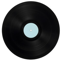 Obraz premium vintage vinyl record disc isolated 