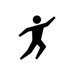 ダンスをする男性のアイコン