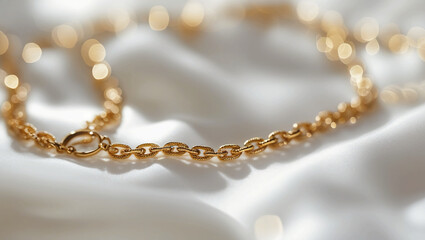 pearl necklace on a white background