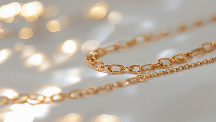 pearl necklace on black background