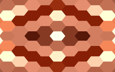 seamless pattern with hexagons