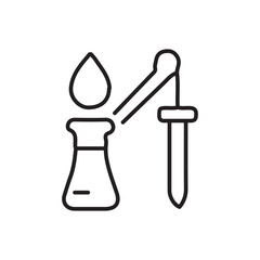 vector illustration of yoga elements in one line style