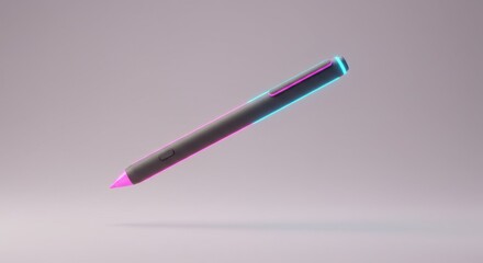 Sleek Pink and Blue Digital Stylus Pen