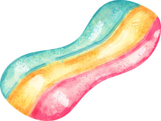 watercolor pool float