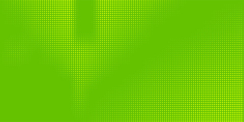 Dots halftone green color pattern gradient texture with technology digital background. Dots pop art comics with nature style graphic design