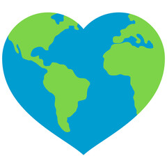 Earth Day, Girl, Planet, Globe, Seedling, Sprout, Recycle, Bin, House, Solar Panel, Wind Turbine, Cute, Cartoon, Green, Blue, Child, Happy, Environment, Nature, Illustration