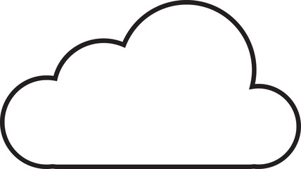 Cloud  Outline for Decoration