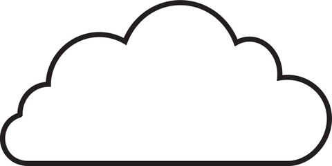 Cloud  Outline for Decoration