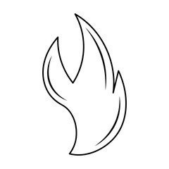 Hand Drawn Fire Outline