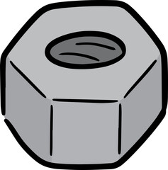 Illustration of nut
