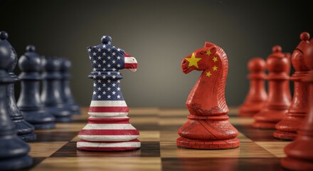 US-China Geopolitical Chessboard:  Strategic Confrontation