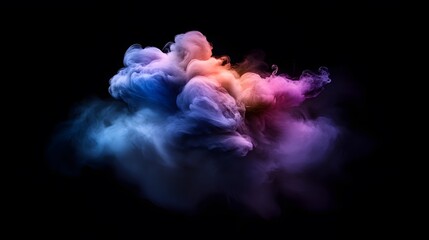 colorful colors on a black background are very nice