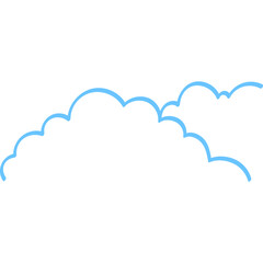 Hand Drawn Line Cloud