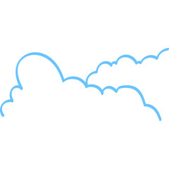 Hand Drawn Line Cloud