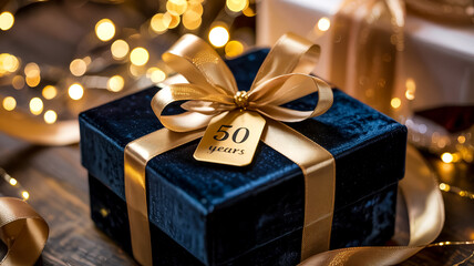 A Festive Illustration Honoring the 50th Anniversary Milestone